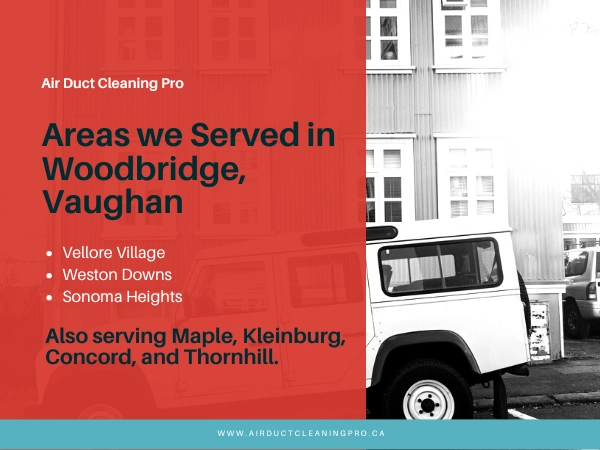 Areas we Served in Woodbridge, Vaughan