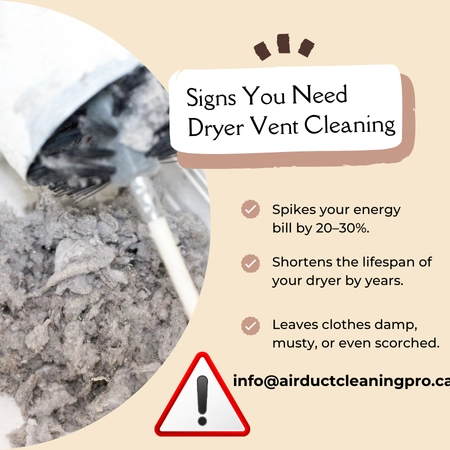 Signs You Need Dryer Vent Cleaning